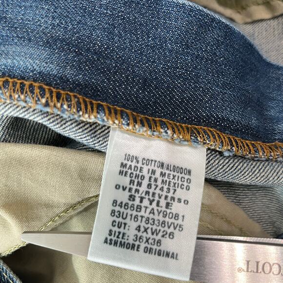 Polo Jeans Co. Ralph Lauren Ashmore Jeans Mens Size 36X36 Blue Denim Medium Wash - Picture 9 of 11